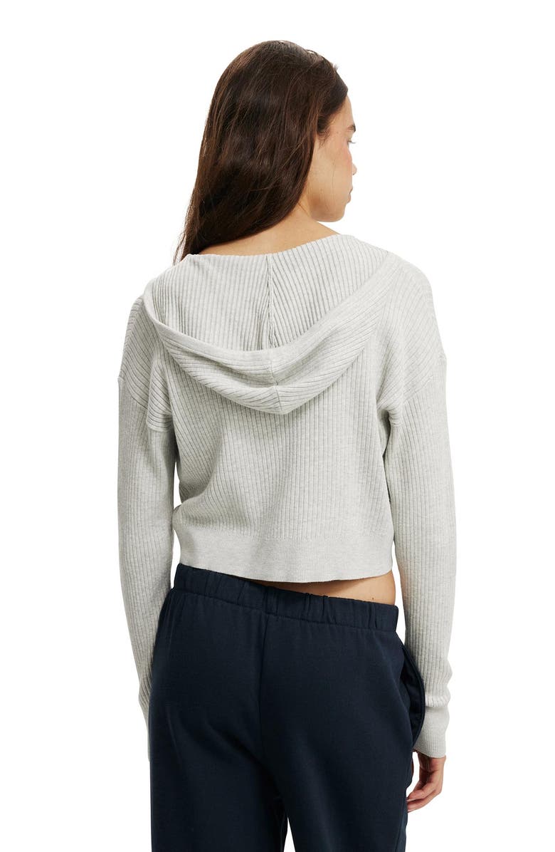 Cotton On Zip It Good Hood Knit Cardigan, Alternate, color, 