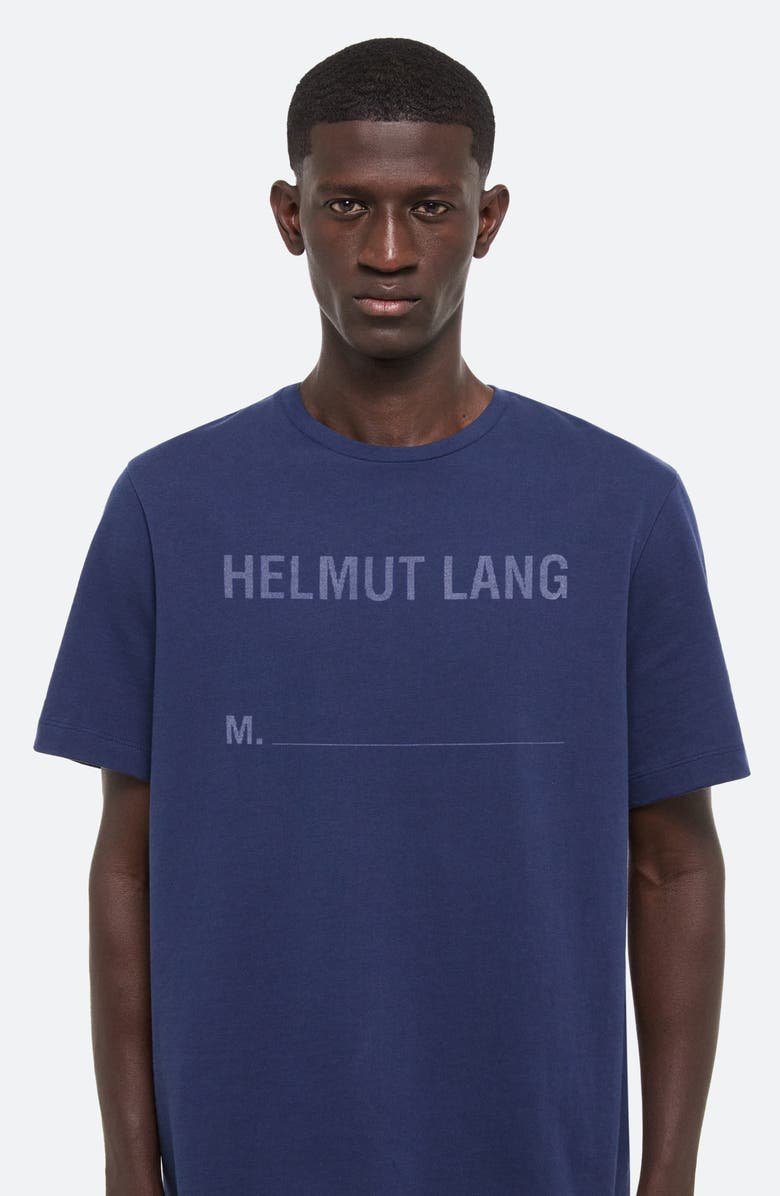 Helmut Lang Stamped Logo Graphic T-Shirt, Alternate, color, 