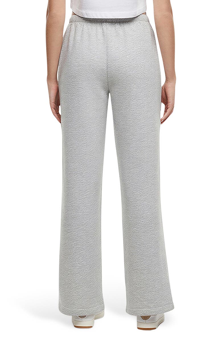Wildfox Andie Wide Leg Sweatpants, Alternate, color, Heather Grey
