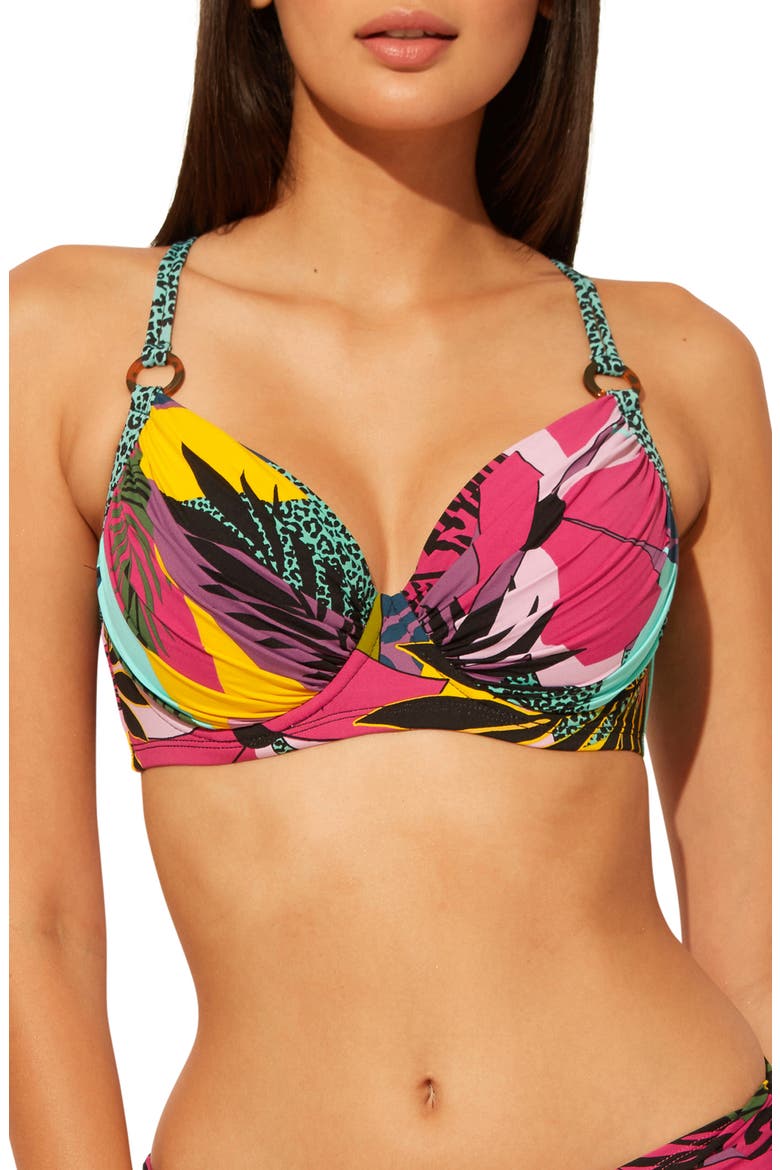 Jungle Book Underwire Bikini Top, Main, color, MULTI-COLORED