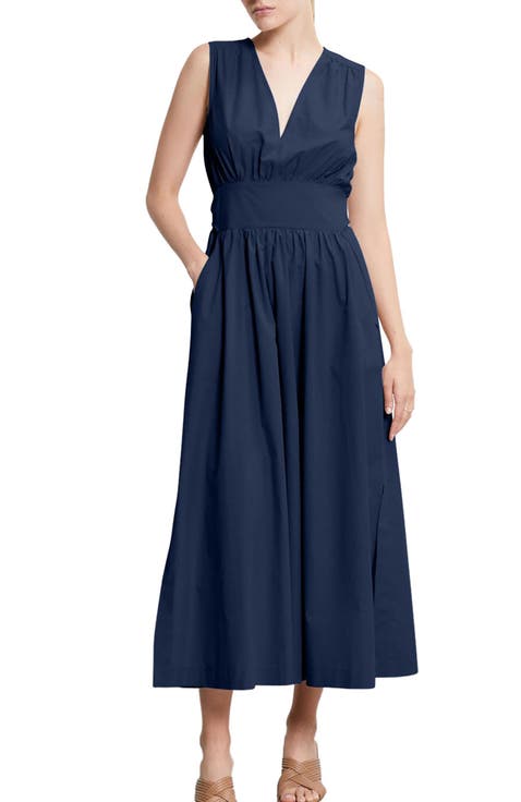 Poplin Long Dress