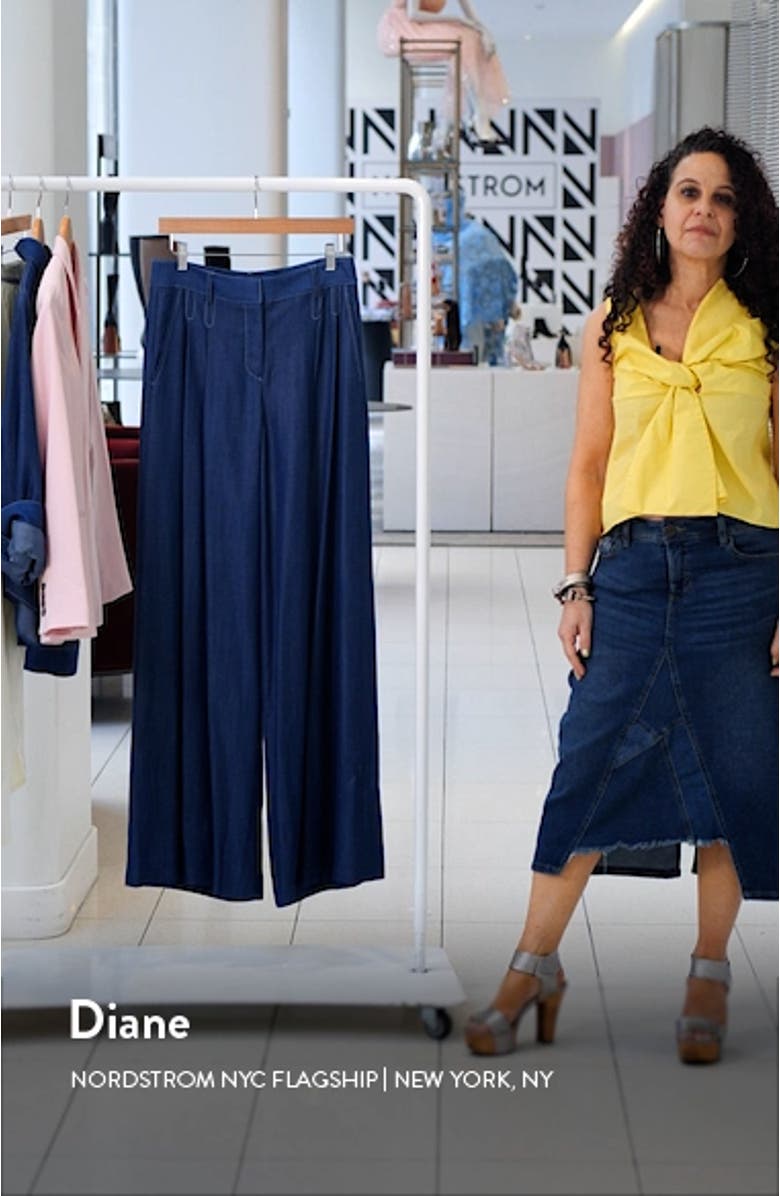 New Didi Pleated Wide Leg Pants, sales video thumbnail