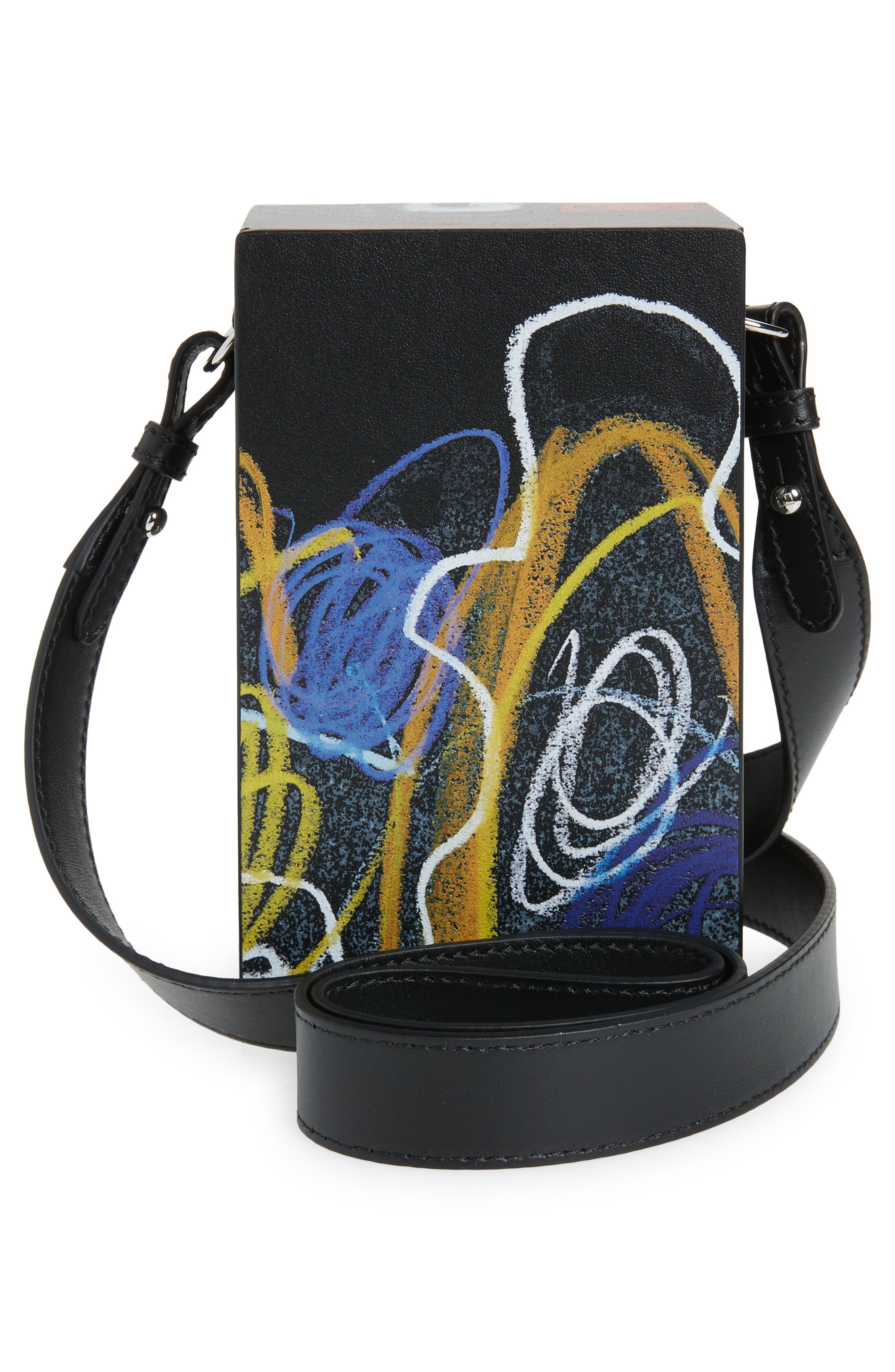 Fendi x Noel Fielding Leather Crossbody Box Bag (Men) | Nordstrom