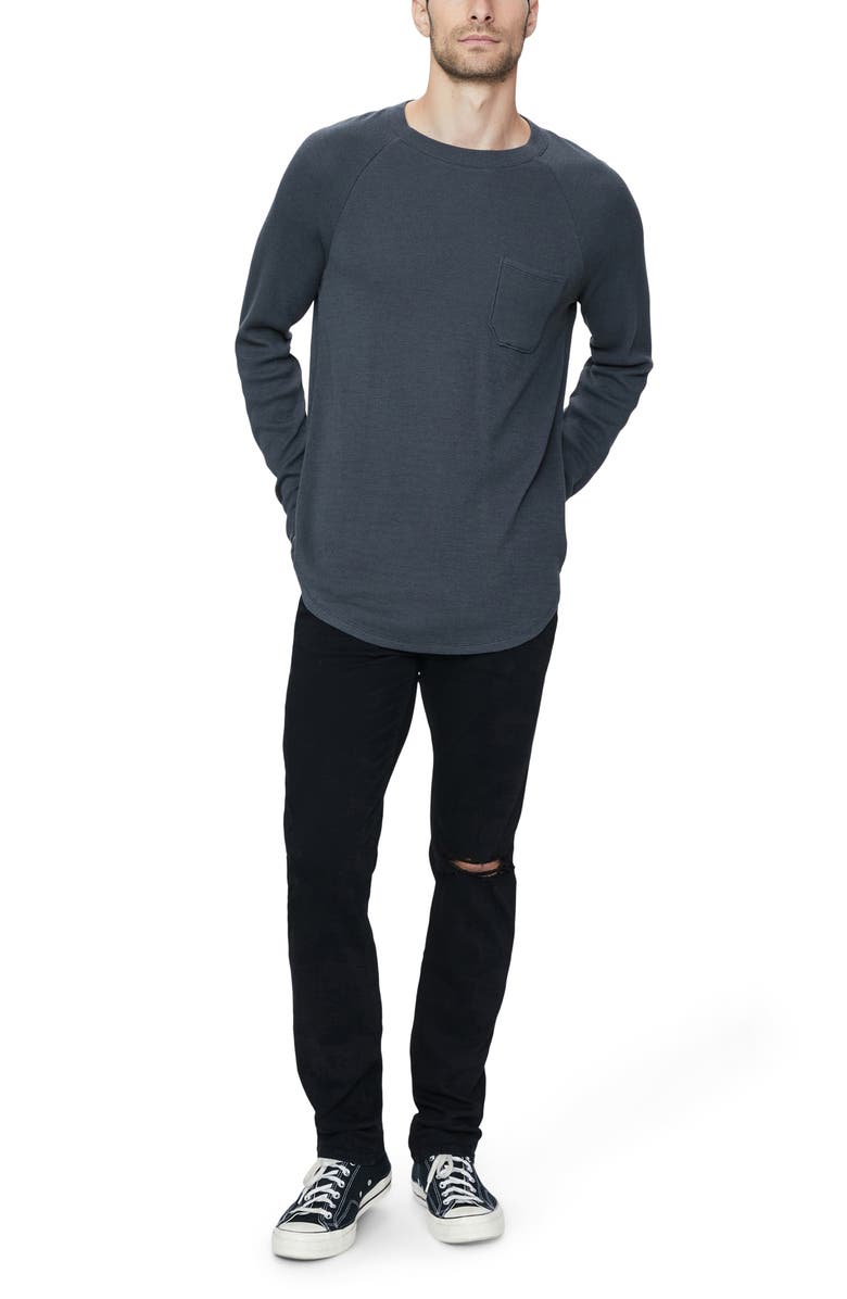 PAIGE Lennox Ripped Slim Fit Jeans, Alternate, color,