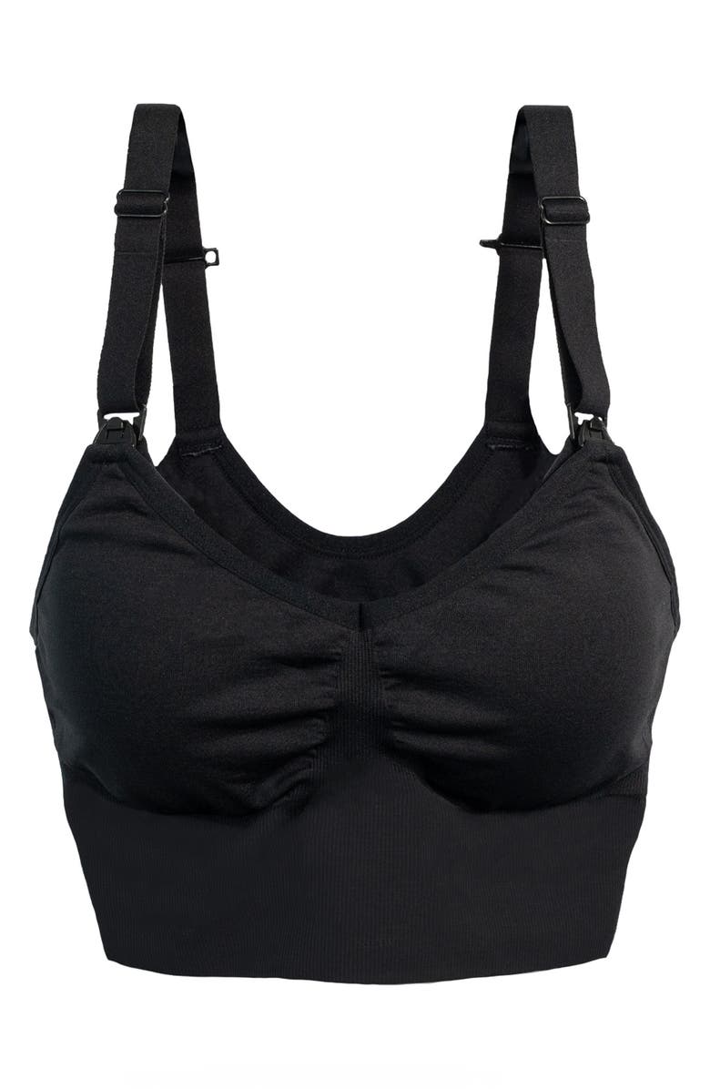Blush + Bashful Bashful Maternity & Nursing Bra, Alternate, color, Black