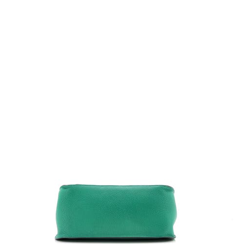 Pre-owned Hermes Hermes Jypsiere Bag Clemence 28 In Green