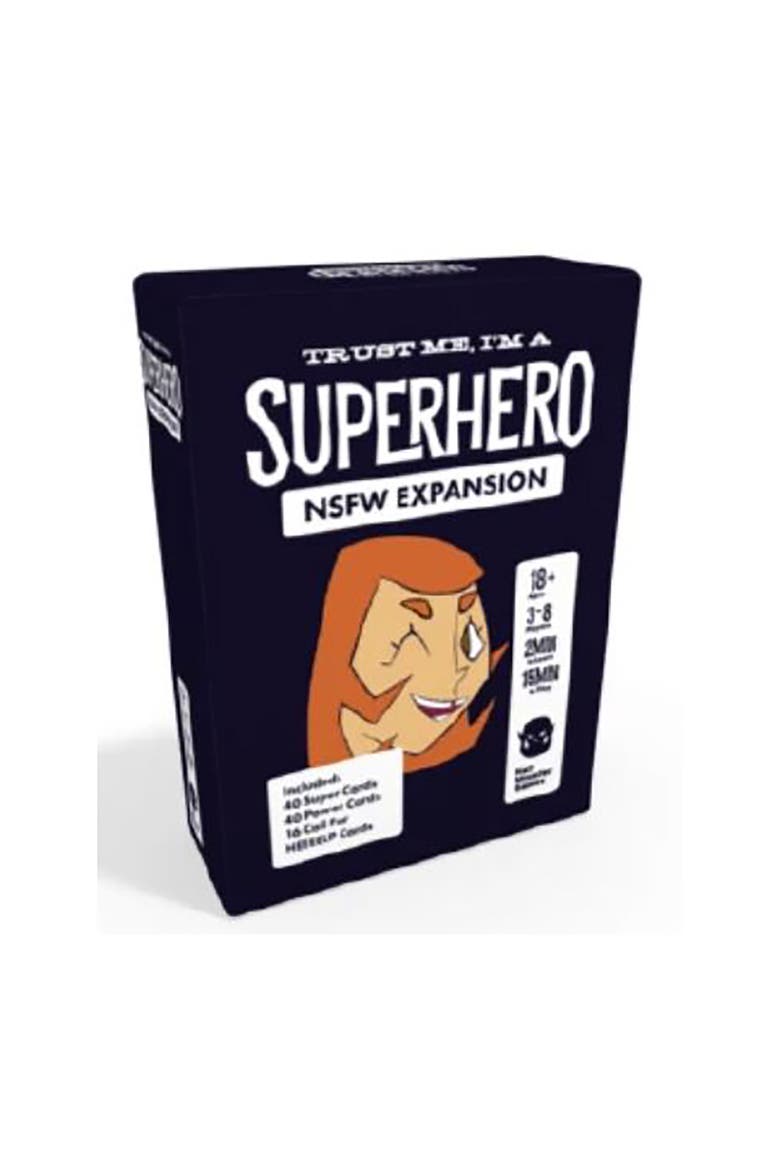 NSFW Superheroes Expansion Pack Trust Me I'm a Superhero Card Game. Age 18+, Main, color, Multicolored