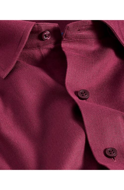 David Donahue Casual Long Sleeve Cotton Button-up Shirt In Multi