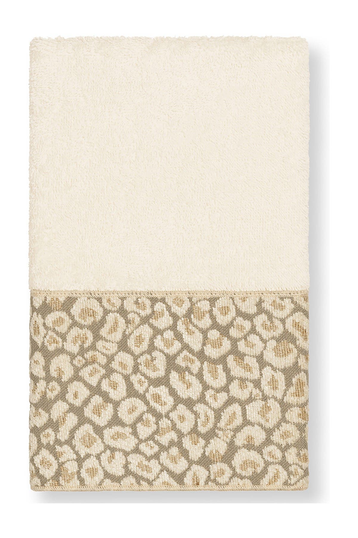Linum Home Textiles Spots Embellished Hand Towel - Cream