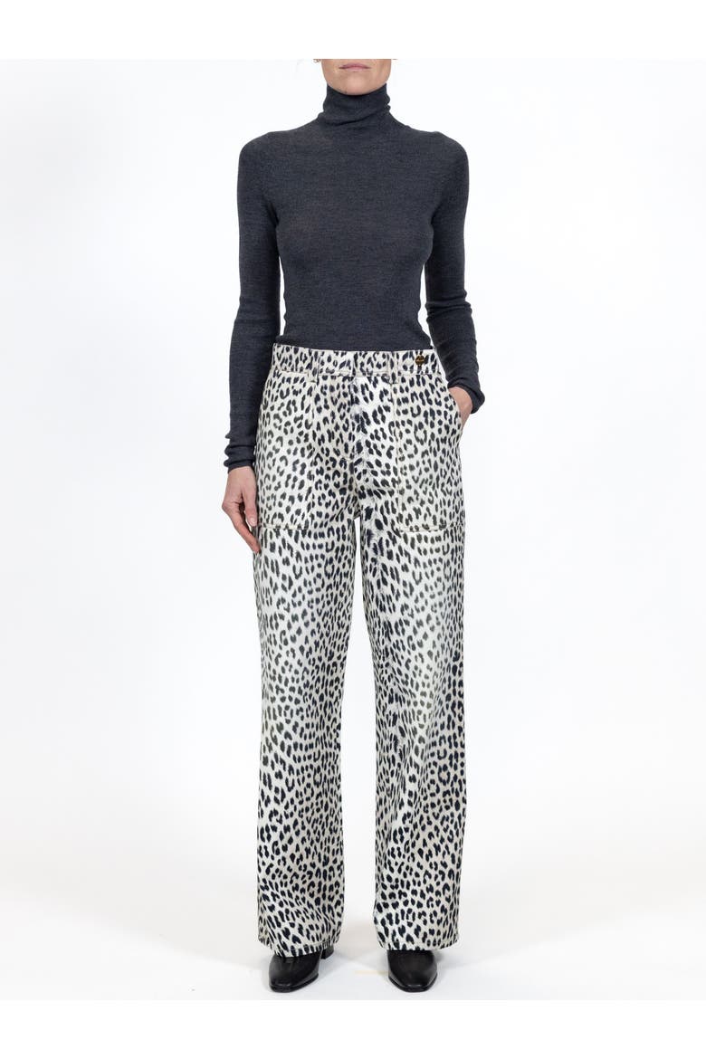 Lori Wide Leg Pant, Alternate, color, Chettah Print