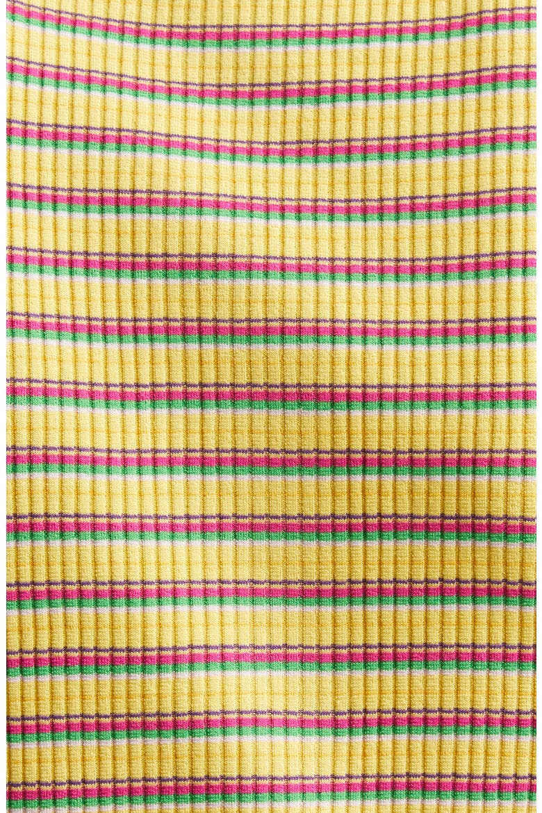 Avalon Polo Top, Alternate, color, LEMON DROP STRIPE COMBO