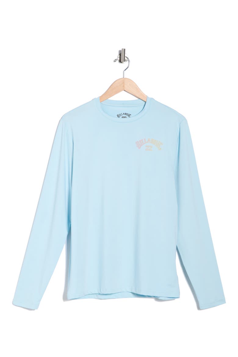 Arch Wave Long Sleeve T-Shirt, Alternate, color, CORYDALIS BLUE