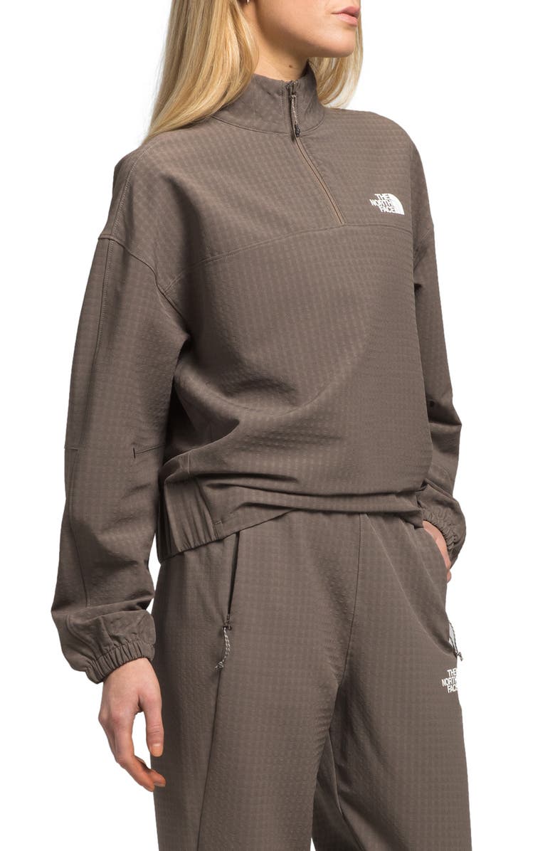 The North Face Tekware<sup>™</sup> Grid Water Repellent Quarter Zip Pullover, Alternate, color, 