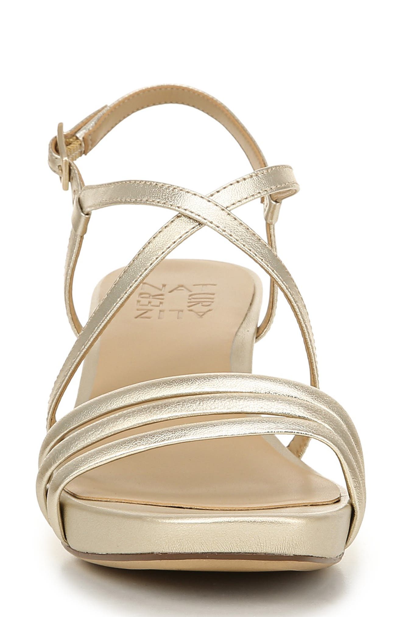 Iris Sandal, Alternate, color, CHAMPAGNE LEATHER