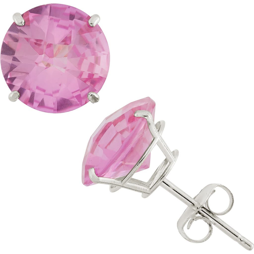 Fzn 10k Gold Solitaire Stud Earrings In Metallic