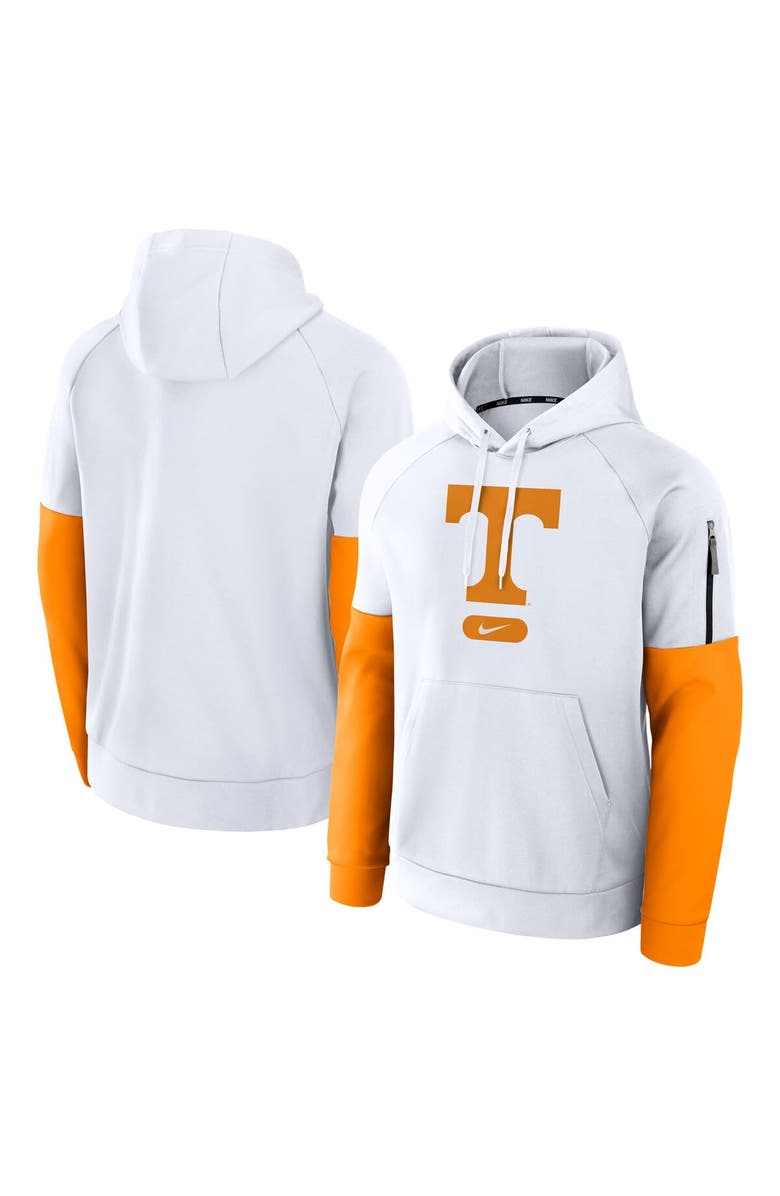 Nike Men's Nike White Tennessee Volunteers Fitness Performance Pullover Hoodie, Main, color, White
