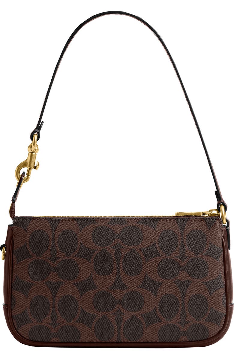 COACH Plaza Signature Coated Canvas Shoulder Bag, Alternate, color,