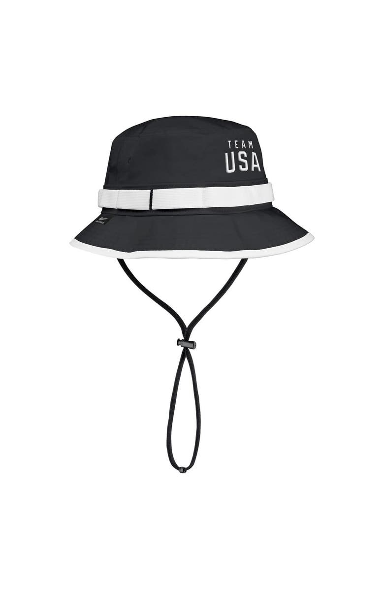 Nike Men's Nike Black Team USA Apex Sideline On-Field Dri-FIT Boonie Bucket Hat, Main, color, Black