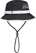 Nike Men's Nike  Black Team USA Apex Sideline On-Field Dri-FIT Boonie Bucket Hat