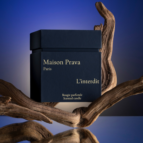 Maison Prava L'interdit Scented Candle In Blue
