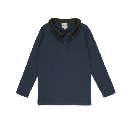 Velour Plaid Bear Collection - Polo (Toddler, Little Kid & Big Kid)