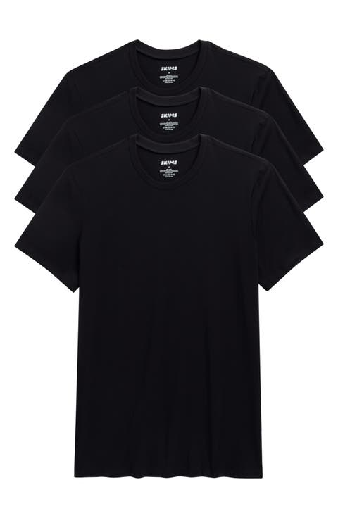 3-Pack Lightweight Cotton T-Shirts (Regular & Big)