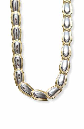 All Around Convex Link Necklace