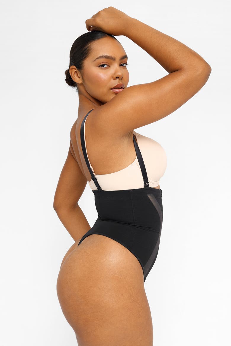 Curve Code X Comfy Sculpting Thong, Alternate, color, Classic Black