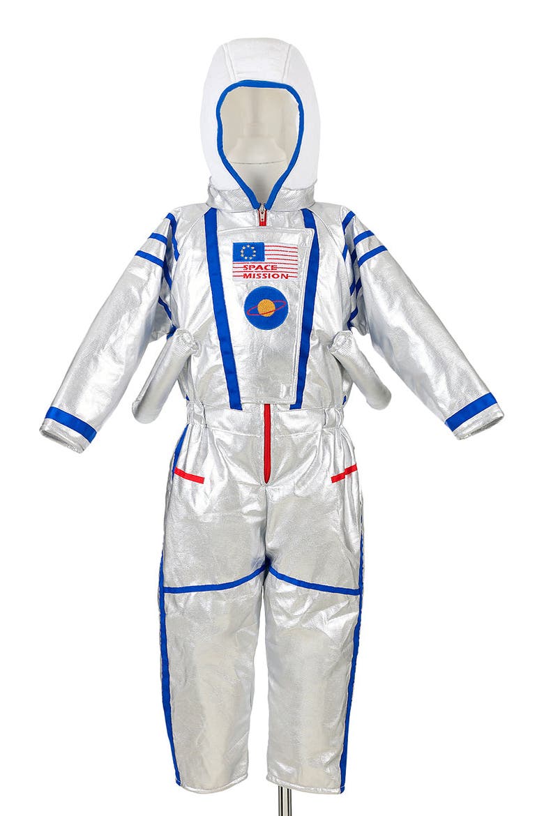 Spaceman Costume for Kids, Main, color, Silver