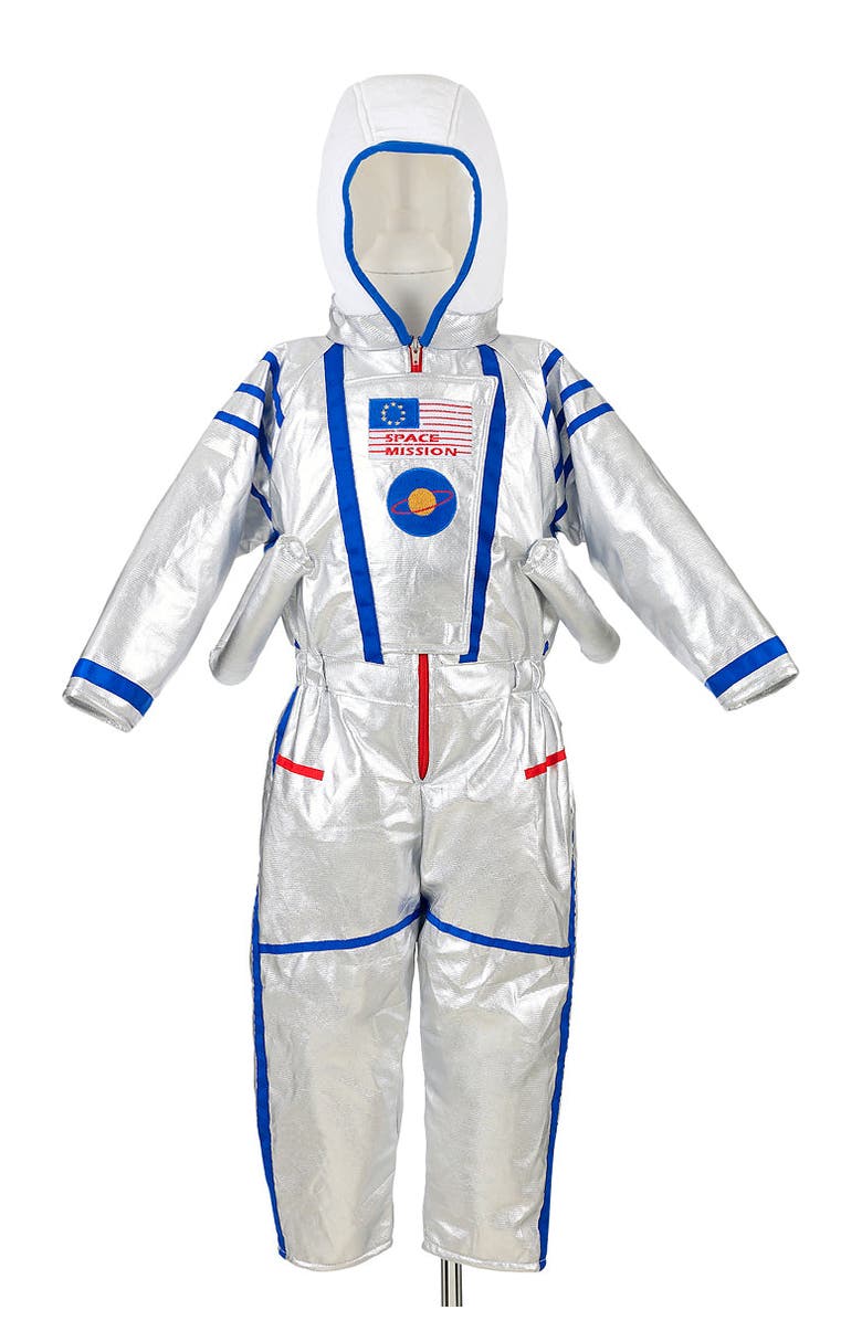 Souza Spaceman Costume for Kids, Main, color, Silver