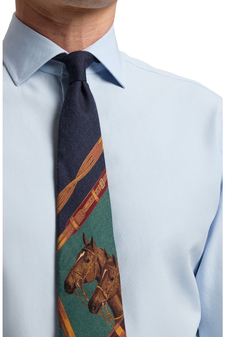 Aston Cotton Oxford Button-Up Shirt, Alternate, color, DRESS SHIRT BLUE