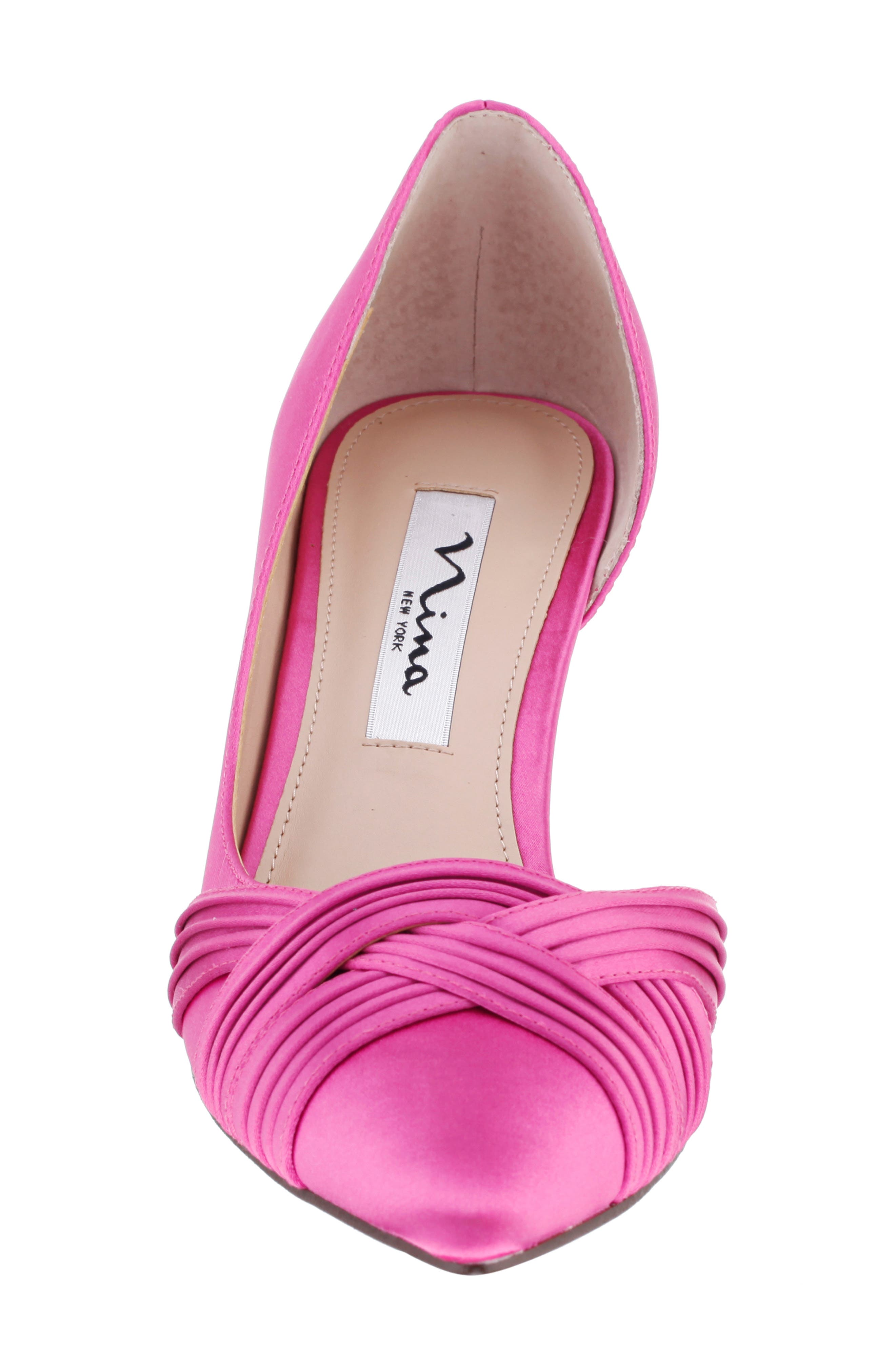 Blakely Half d'Orsay Pointy Toe Pump, Alternate, color, ULTRA PINK