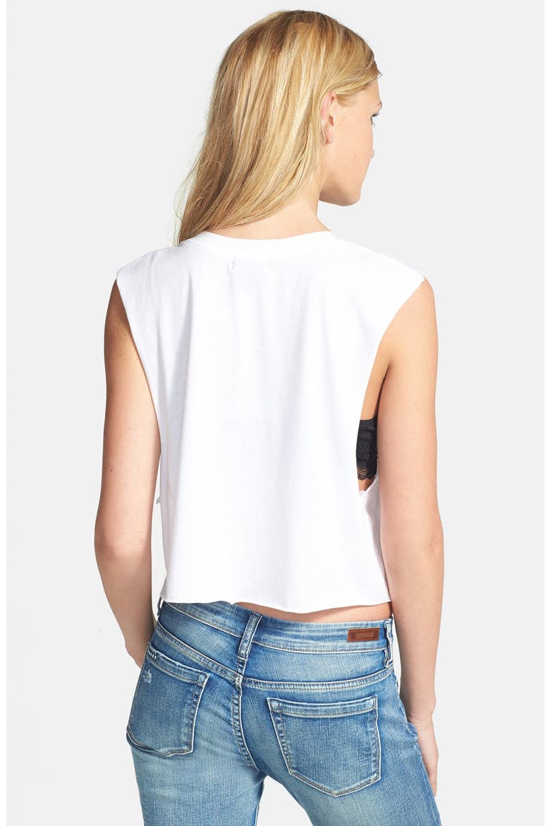 Graphic Crop Muscle Tank, Alternate, color, WHITE
