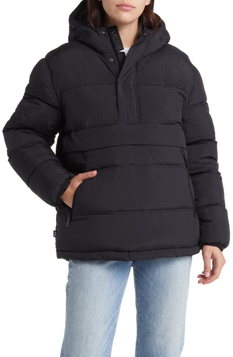 The Very Warm Water Resistant 550 Fill Power Recycled Nylon Pullover Puffer Jacket, Main, color, 