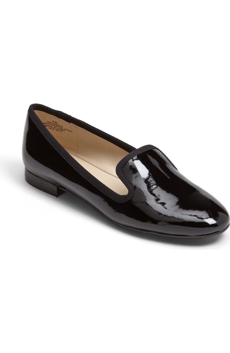Nine West 'Lavalu' Smoking Flat, Main, color,