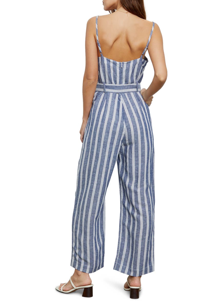 Rails Harper Tie Waist Crop Jumpsuit, Alternate, color,