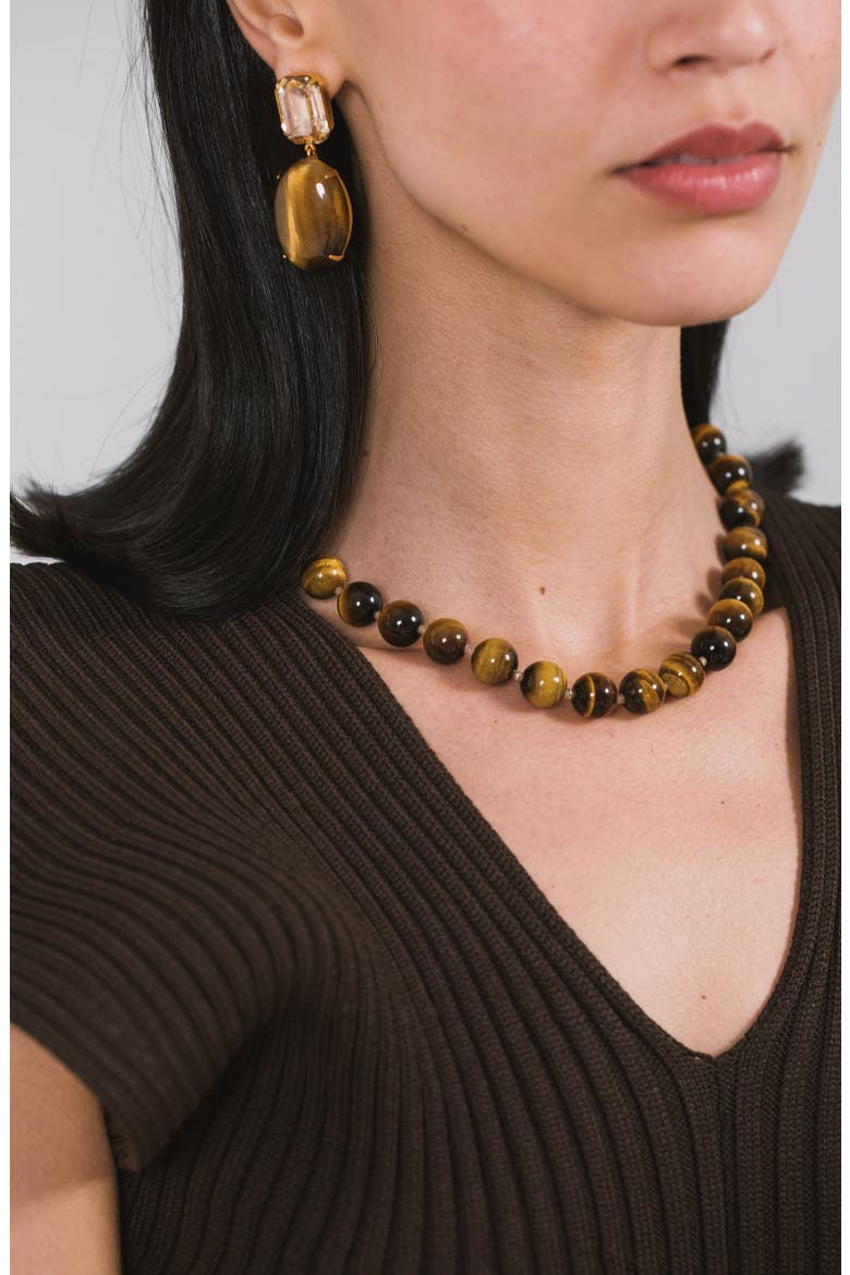 Corisande Necklace, Alternate, color, TIGERS EYE