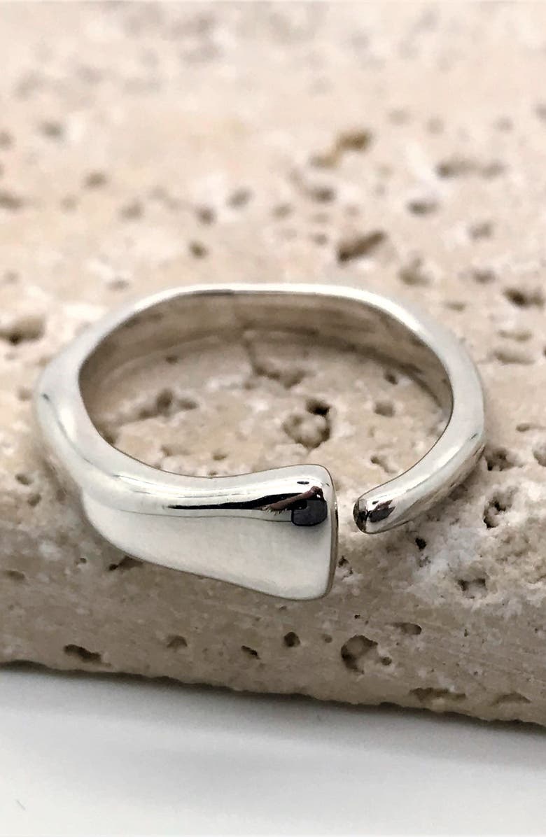 Lucy Quartermaine Silver Icicle Open Ring Adjustable, Alternate, color, Sterling Silver