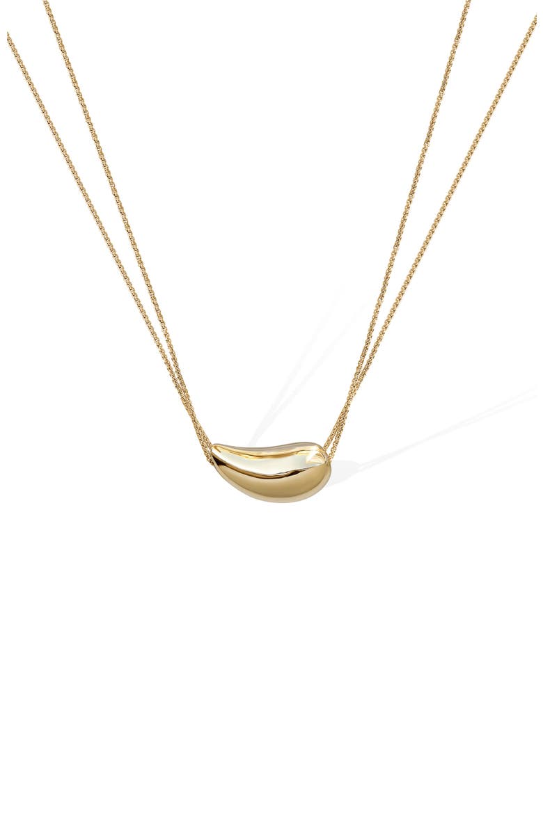 Drop Necklace, Main, color, Gold