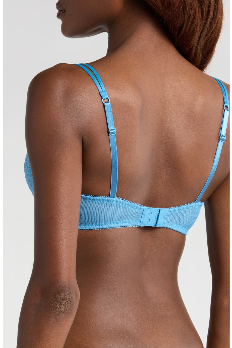 Ciao Bella Underwire Balconette Bra, Alternate, color, CYANEUS