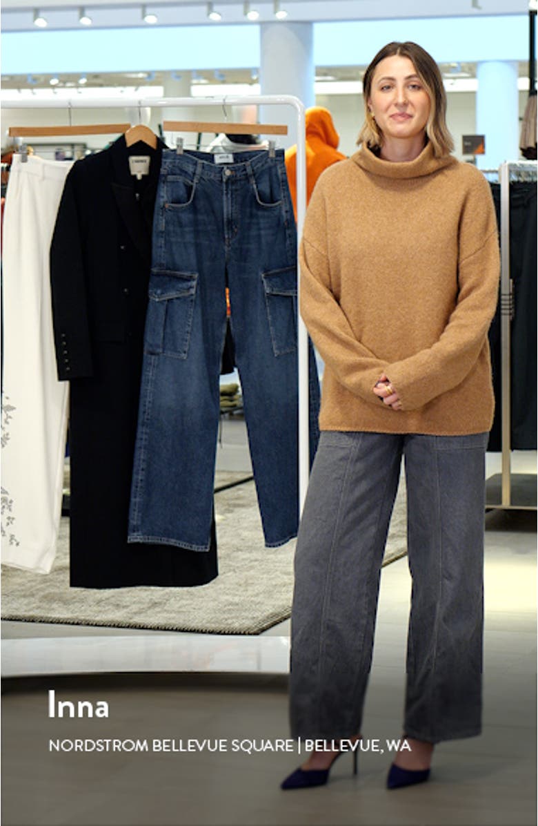 Fuzzy Cowl Neck Sweater, sales video thumbnail