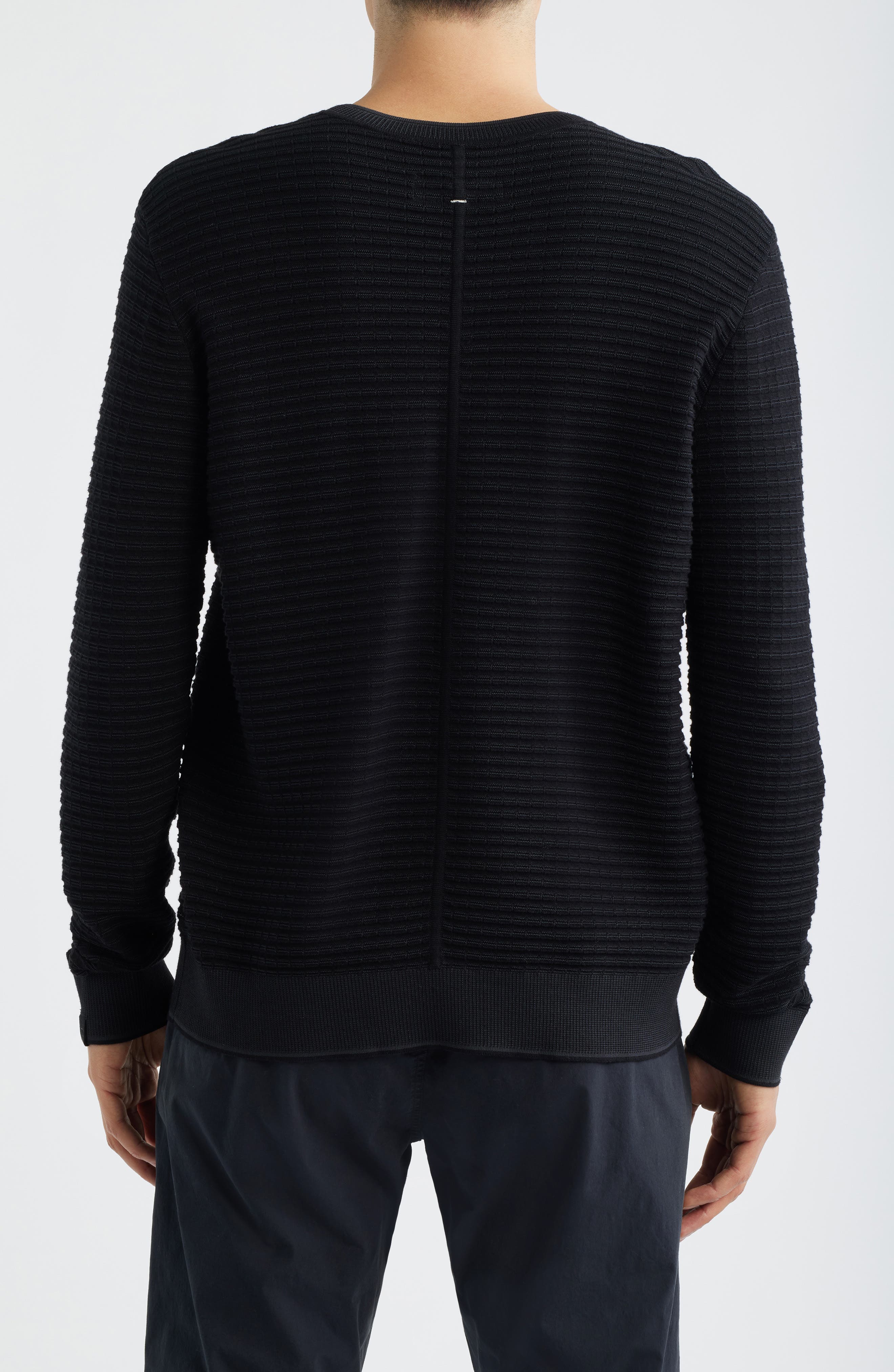 Harvey Stripe Cotton Blend Sweater - image 2
