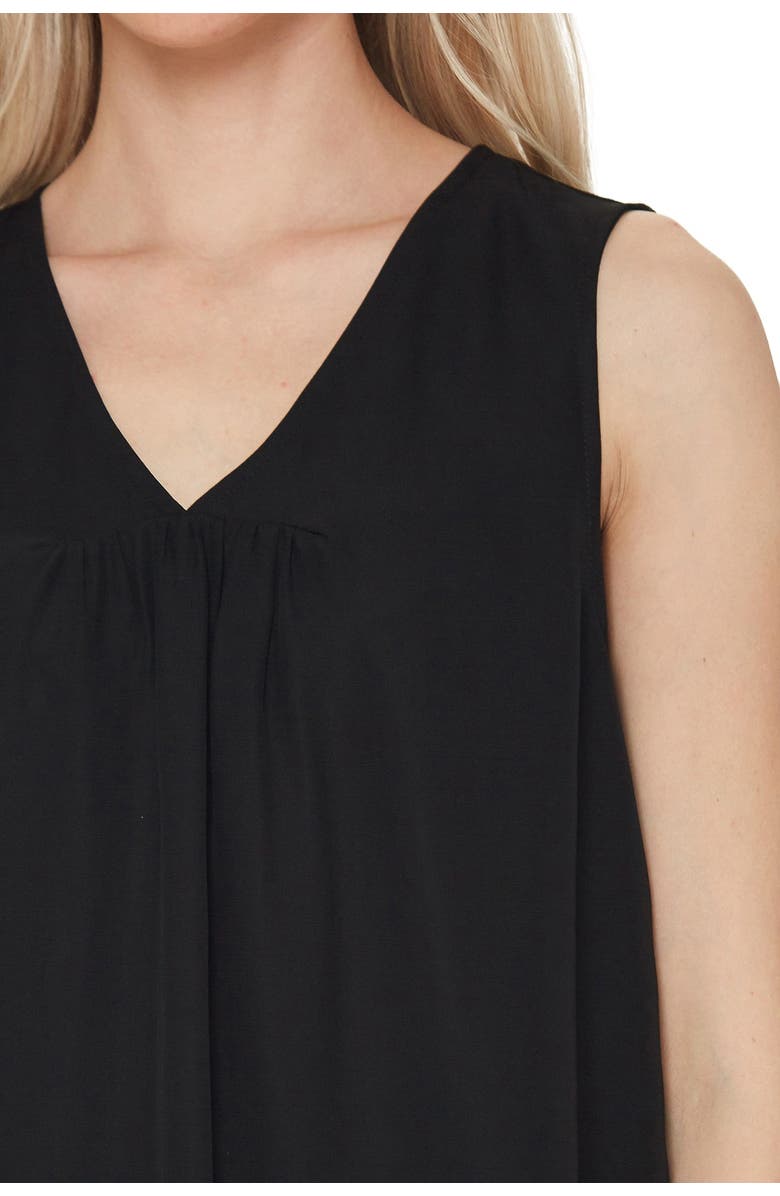 Pleione Solid V-Neck Sleeveless Top, Alternate, color, 