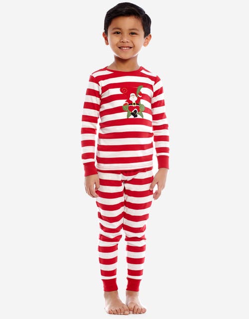 Leveret Kids Cotton Two-piece Printed Holiday Pajamas
