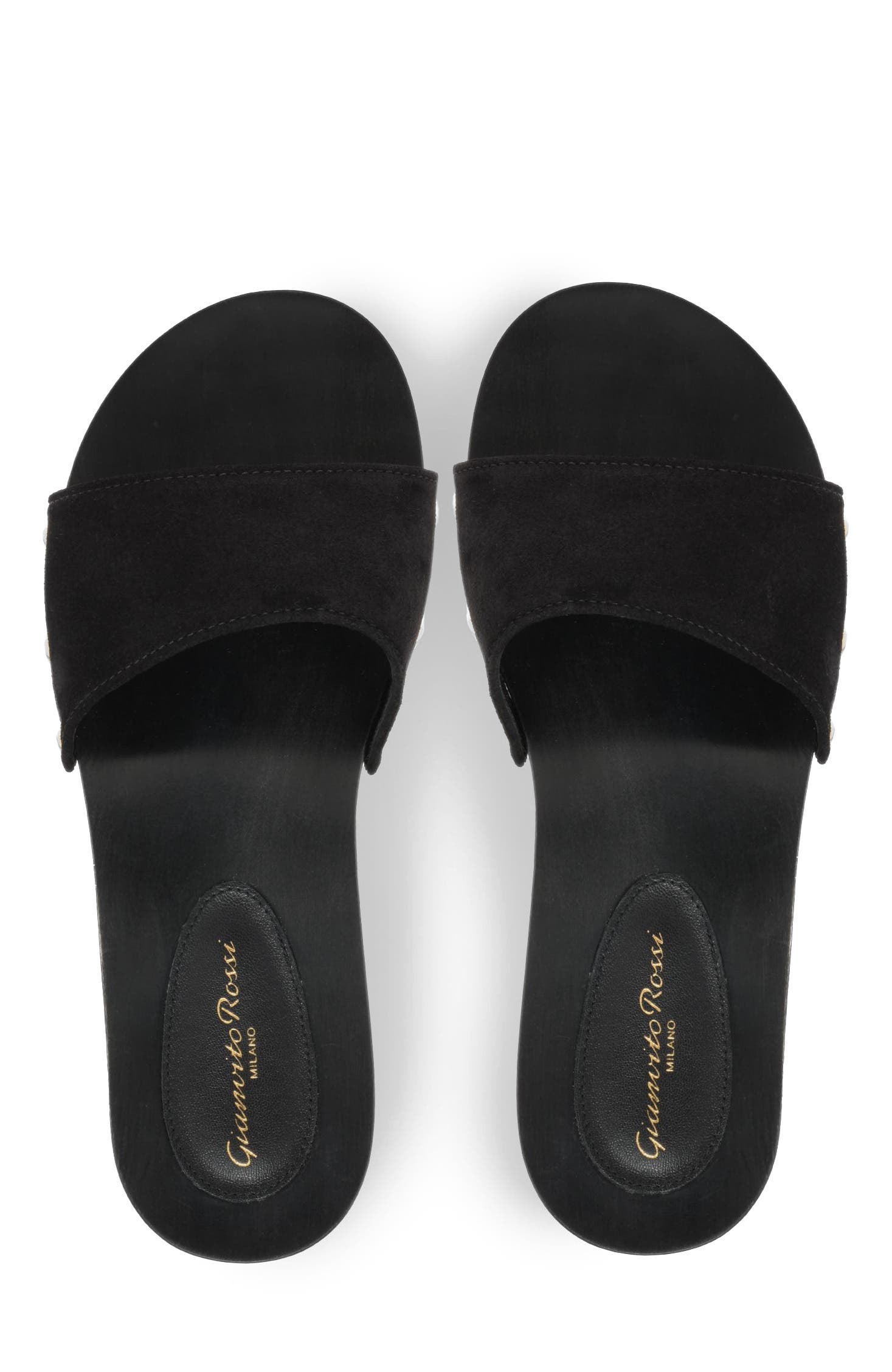 Riviera Sandals, Alternate, color, Black Suede