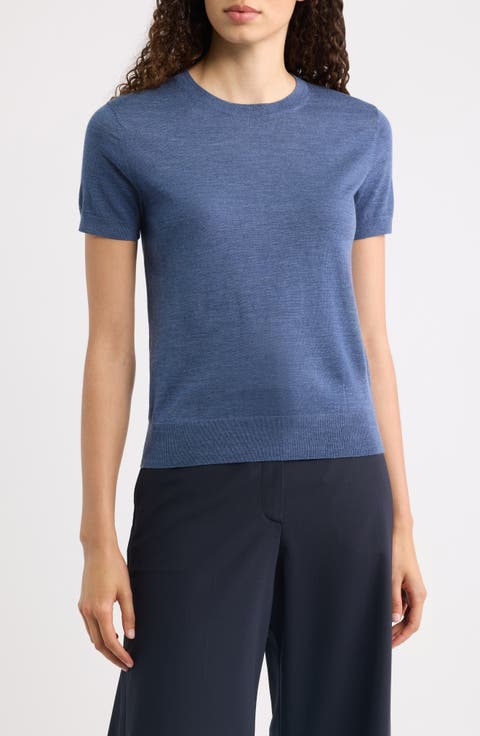 Regal Short Sleeve Wool Sweater