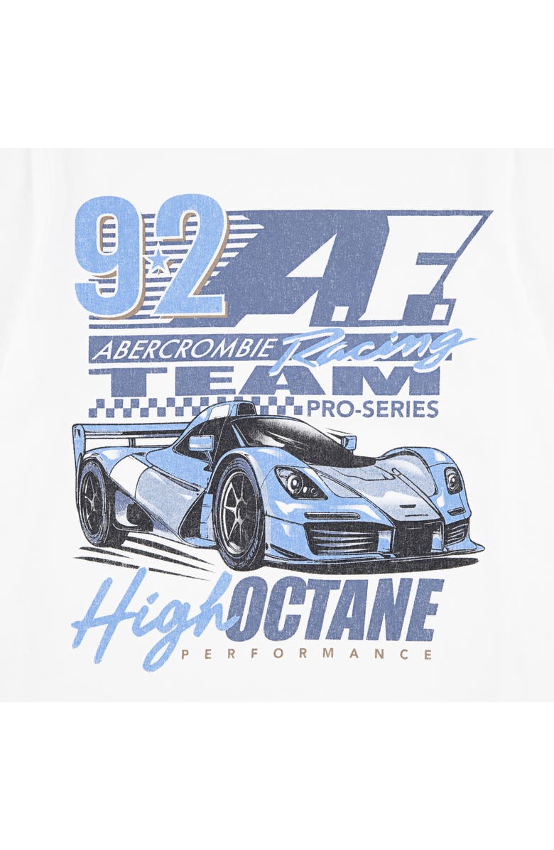 abercrombie kids Kids' Zoom Tee, Alternate, color, Bright White