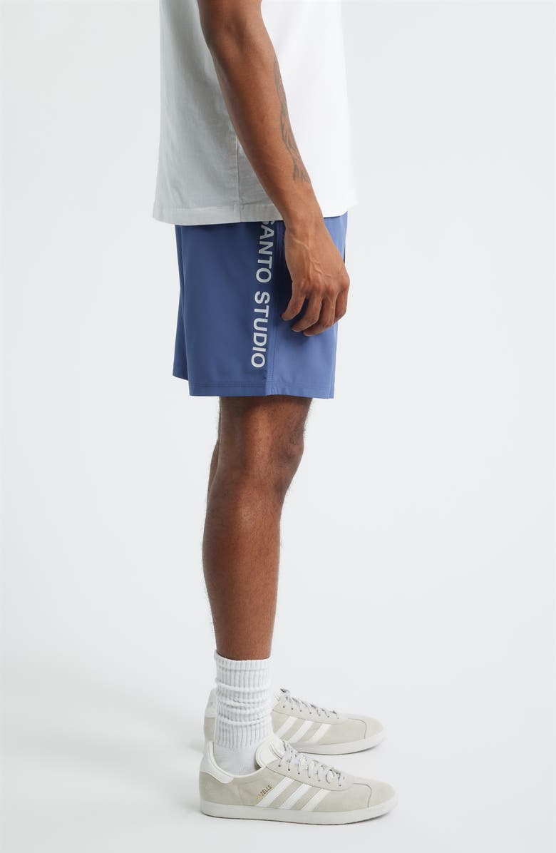 SANTO STUDIO Jett Lawrence Tempo Forever Tech Shorts, Alternate, color, Blue