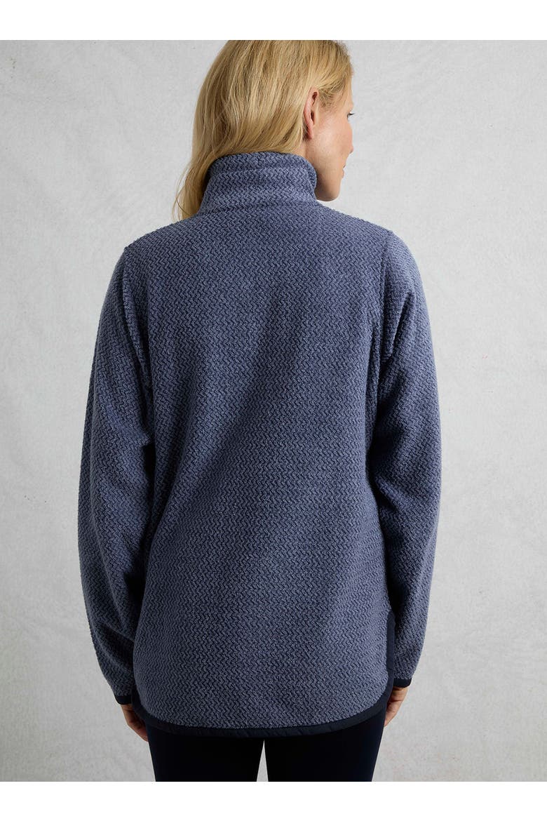 Odina 1/4 Zip Zig Zag Fleece, Alternate, color, Dark Blue