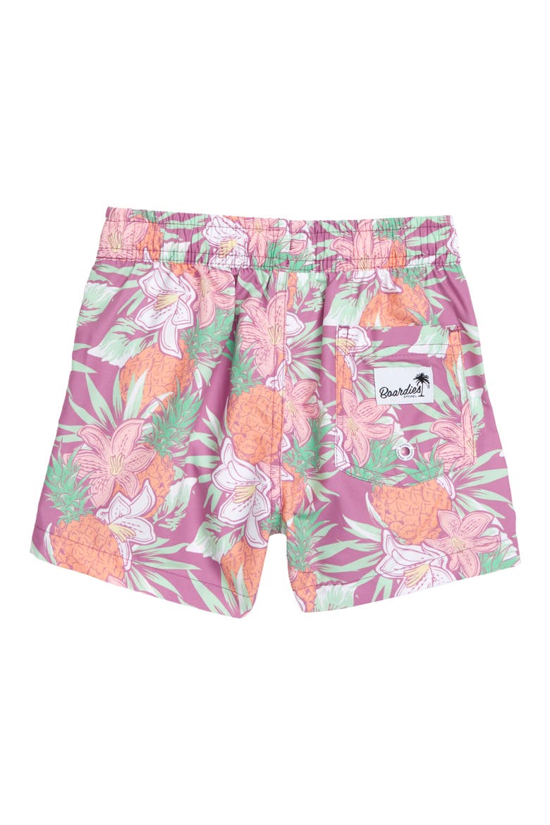 Aloha Swim Trunks, Alternate, color, PURPLE